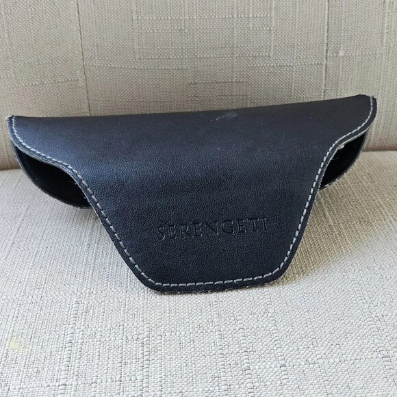 Serengeti Eyeglasses Frame Black Semi Hard Case Magnet Closure Case only - Picture 2 of 12